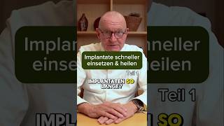 Implantate sofort einsetzen lassen  Sofortimplantat I Ganzheitliche Zahnarztpraxis Dr Koch shorts [upl. by Moorefield101]