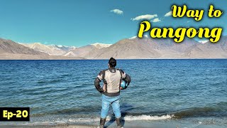 Leh to Pangong Lake  NEW ROUTE  Kela pass amp Changla Pass EP20 countingMilesToLadakh [upl. by Rubio]