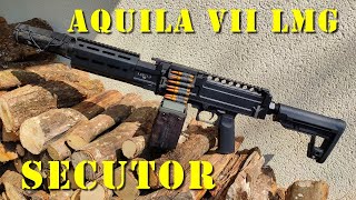 Airsoft  Secutor Aquila VII LMG French [upl. by Deanne68]