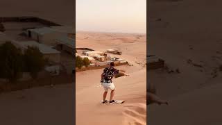 Sandboarding in Abu Dhabi [upl. by Ayaladnot]