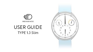 User guide  Ressence Type 13 Slim [upl. by Uah172]