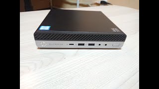 憧れのミニPC HP EliteDesk 800 G3 DM35W 開封 2023 [upl. by Voorhis]