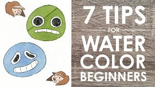 7 WATERCOLOR TIPS For Beginners [upl. by Aubyn446]