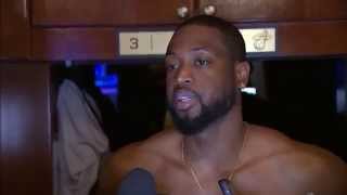 Dwyane Wade reacts to Hassan Whitesides ejection vs Celtics [upl. by Yenot]