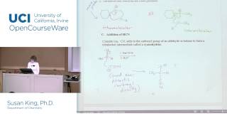 Chem 51C Organic Chemistry Lec 08 Addition of Water Alcohol amp Cyanide [upl. by Zurc]