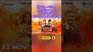 Shah Rukh Khan and Salman Khans Movie Karan Arjun ReReleases in Theaters shorts karanarjun [upl. by Ityak]