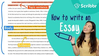 How to Write an Essay 4 Minute Stepbystep Guide  Scribbr 🎓 [upl. by Polloch336]