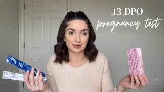 13 DPO Early Pregnancy Test  First Response Digital [upl. by Annawot]