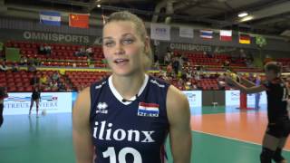 Day 2 Postmatch interview with Netherlands Nika Daalderop English [upl. by Spielman251]