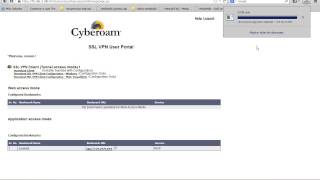 config VPN SSL Cyberoam 2 [upl. by Seem]