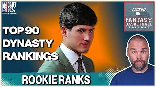 Top 90 Dynasty Rookie Rankings  2024 NBA Draft Recap [upl. by Siulegroj762]