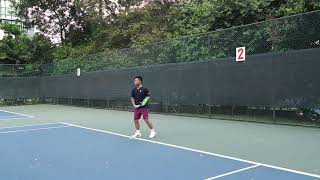 Hitting with Wilson Pro Staff 97L Laver Cup [upl. by Oirramaj]