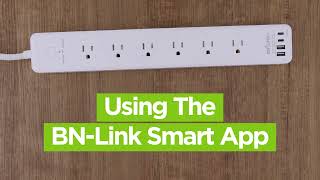 Smart Wifi Power Strip Compatible with Alexa Google Home Surge Protector BNLINK [upl. by Garlan]