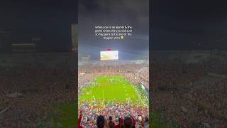 Storming the field is the GREATEST tradition in sports❗️ youtubeshorts collegefootball [upl. by Magnuson]