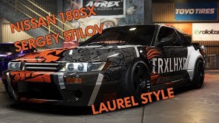 Need For Speed Payback  Тюнинг Nissan 180SX STILOVDAILY Laurel Trailhead Style  Speed Art [upl. by Lindeberg]