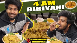 4 AM Biriyani 🤤  Mutton Biryani At Rs270 😱  📍Bangalore Highway [upl. by Enilrae876]