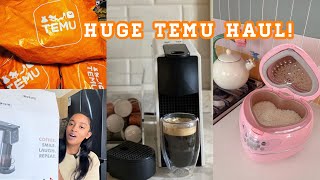 MY KITCHEN MAKEOVER FINALLY With all TEMU Appliances Unboxing coffee makerrice cookerSteamerampmore [upl. by Einiar]