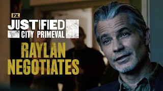 Raylan Tries to Negotiate with Toma  Scene  Justified City Primeval  FX [upl. by Cornelius825]