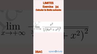 Exercice 24 Limites 2BAC Maths [upl. by Okeim]