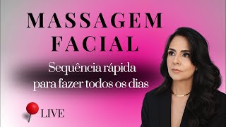 Massagem Facial  sequência rápida para fazer todos os dias [upl. by Izaak128]