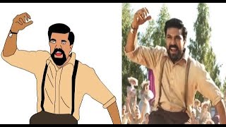 rrr  nattu nattu full song drawing meme part 2  rrr dance  ntr  ram charan 😂 [upl. by Ramhaj]