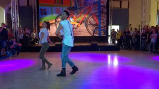 Foire Comtoise 2018  Show Danse Maxime Dereymez et Denitsa Ikonomova [upl. by Mayram]