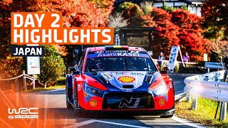 Day 2 Highlights  WRC FORUM8 Rally Japan 2024 [upl. by Eenot]