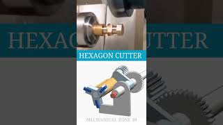 Hexagon Cutter machine mechanism cutter [upl. by Wahl]