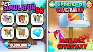 🔴PSX 99 PETS MAILBOX GIVEAWAYJOIN FAST [upl. by Cychosz220]