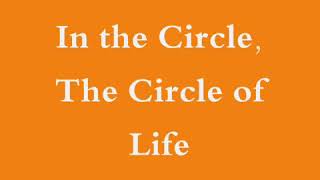 Circle Of Life The Lion King lyrics [upl. by Lein273]