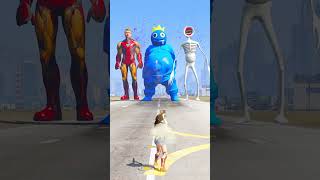 Superheroes Vs Giant Ironman And Mother Megaphone Match Who is the Powerful 🔥shorts [upl. by Capps504]