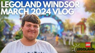 LEGOLAND Windsor Vlog March 2024 And Minifigure Speedway Testing [upl. by Eelsew]