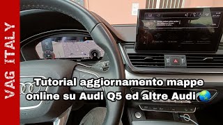 Tutorial aggiornamento mappe online su Audi Q5 ed altre Audi 🌏 [upl. by Acemat]