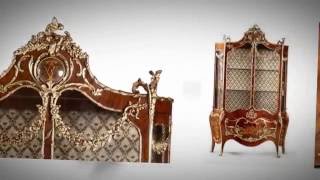 Antique Taste Luxury Antique Vitrine Glass Cabinet and Corner Furniture Reproductions [upl. by Nayb191]