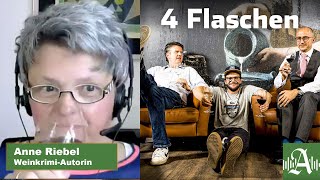 Vier Flaschen Folge 75 mit WeinkrimiAutorin Anne Riebel [upl. by Khoury]