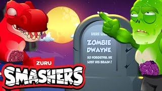 Graveyard Smash 🪦💥 Kids Action Cartoons Zuru Smashers World 🦖 Smashers Animated Stories [upl. by Stillmann]