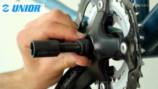 Crank puller 16614  Product Overview  Unior Bike Tools [upl. by Einned736]