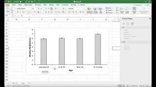 How to Make an APA 7 Bar Chart with Error Bars in Excel [upl. by Mckenna]