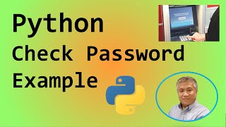 python coding lesson  check password example  python branching and loop example  live coding [upl. by Ermanno]