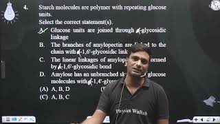 Starch molecules are polymer with repeating glucose units Select the correct statements Aampn [upl. by Dyanne]