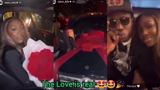 Moment Zlatan Ibile gifted His babymama Mercedes Benz on her Birthday 🎉 [upl. by Ellora994]