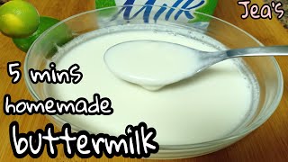 easy homemade buttermilk [upl. by Swenson]