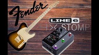 Fender Richie Kotzen Telecaster  Line6 HX Stomp Direct on Computer [upl. by Rafaello]