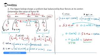 Problems Involving Principle of Moments  Lesson 4 of 8  Physics Form 2 Turning Effect of Force [upl. by Ulphiah112]