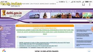 DSSSB NEW NOTIFICATIONS  tgt pgt and prt bharti  dsssb cut off official [upl. by Joktan]