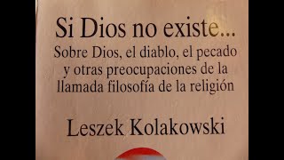 Leszek Kolakowski  Si Dios no existe [upl. by Ecyoj]