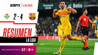 ¡REMONTADA AGÓNICA DE LOS CULÉS EN SEVILLA  Betis 24 Barcelona  RESUMEN [upl. by Pearce]