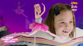 New Barbie Dreamtopia Twinkle Lights Ballerina Doll  Smyths Toys [upl. by Lekym]