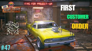 I DESIGN FIRST CUSTOMER ORDER CAR  GAS STATION SIMULATOR GAMEPLAY 47 [upl. by Nooj]