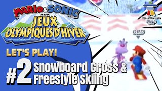 Snowboard Cross amp Freestyle Skiing  Mario amp Sonic at the Winter Olympics Wii 25  Lets Play [upl. by Ornas]